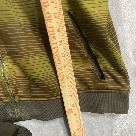 SIMS Snowboarding Full Zip Hooded Jacket Men Large Green Vintage Y2K READ - Picture 11 of 12